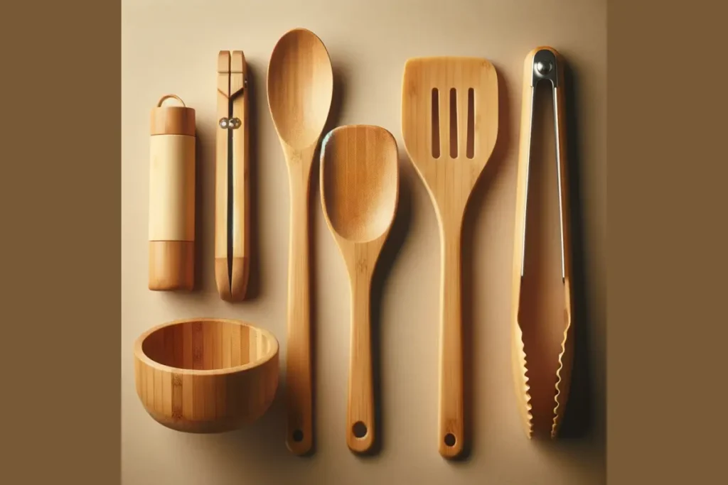 Bamboo Cooking and Serving Set