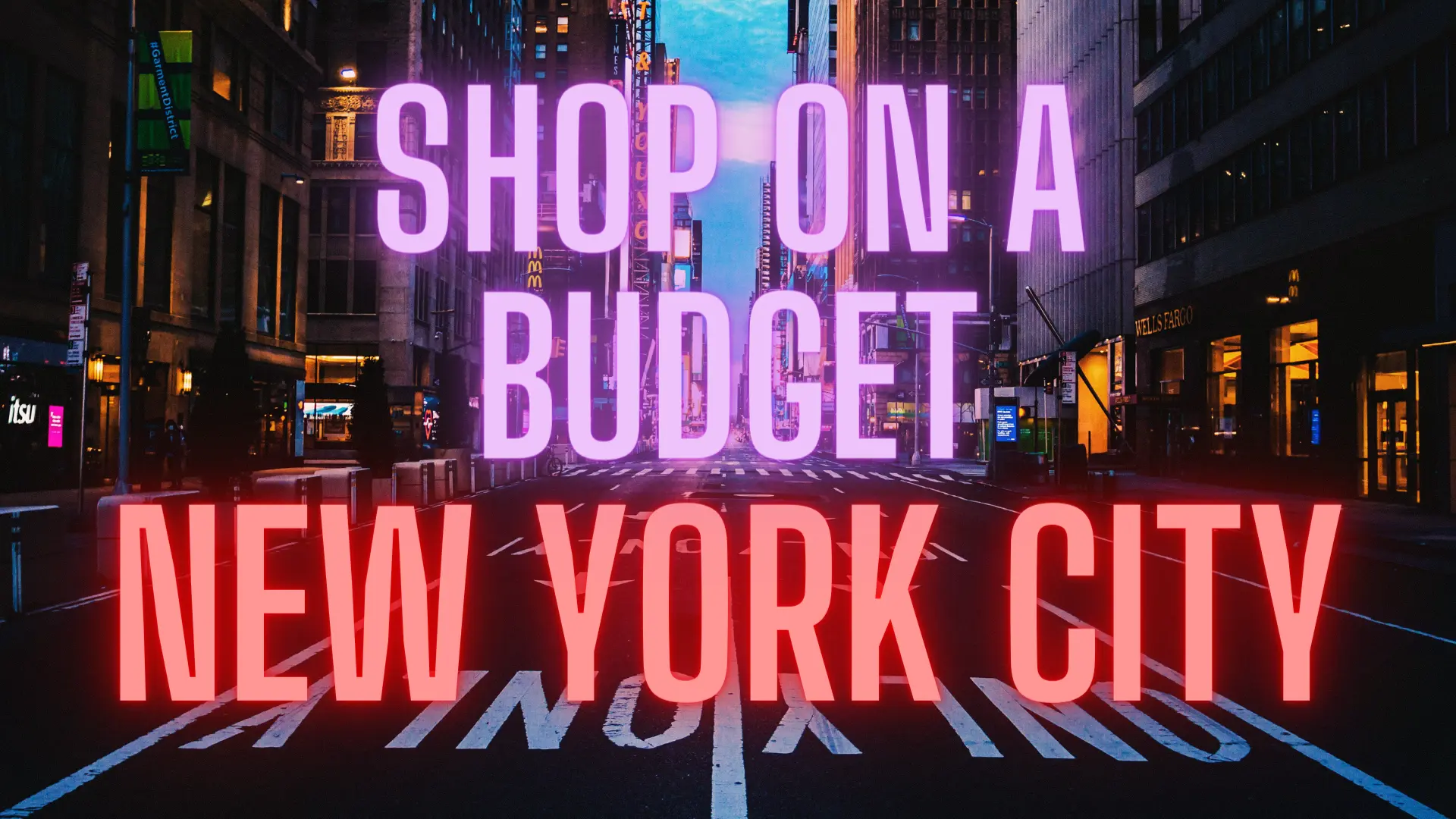 Shop On A Budget New York City | THOD