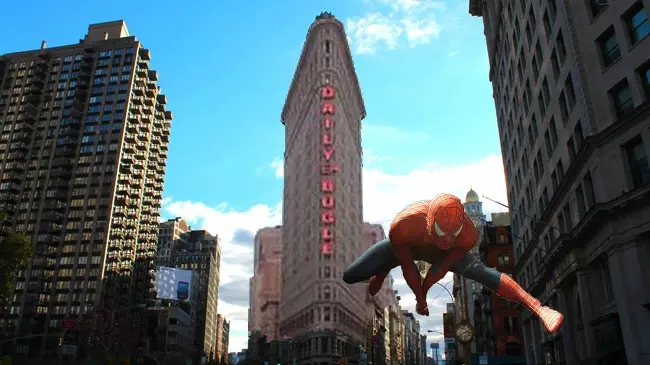 Flatiron Building - The headquarters of the Daily Bugle In the Spider-Man movies